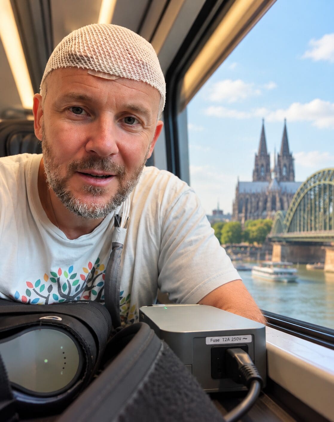 Chris Rigg travelling to Cologne for treatment at IOZK